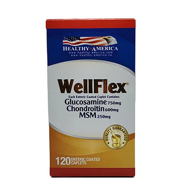 WellFlex Healthy America 120 Caplet | Apoyo Articular y Óseo
