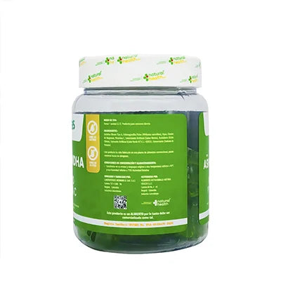 Ashwagandha Gummies Natural Health x60 – Estrés y descanso