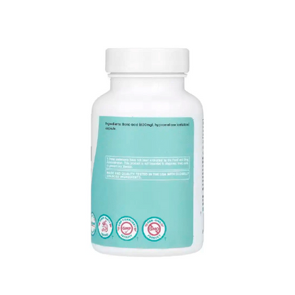 Ácido Bórico Vaginal Nutricost 600mg x60 | Equilibrio íntimo