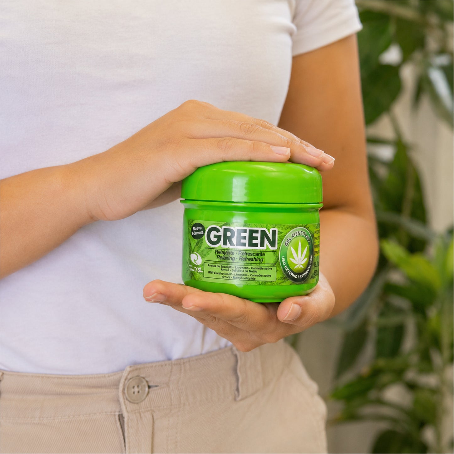 Gel Mentolado Green 450g | Frescura y Alivio Muscular
