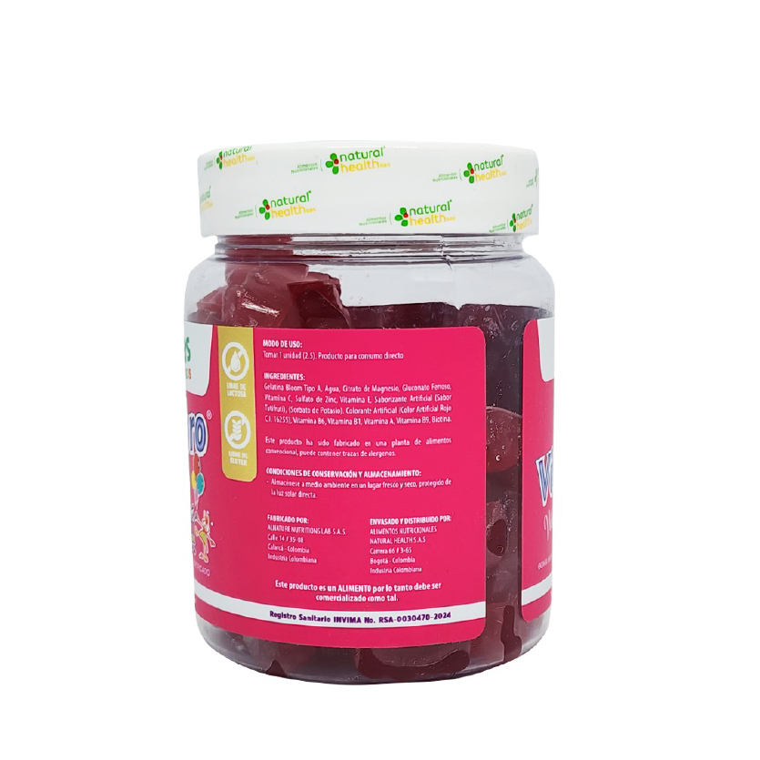 Gomitas Kids Vitcalpro 60 und | Apoyo nutricional diario