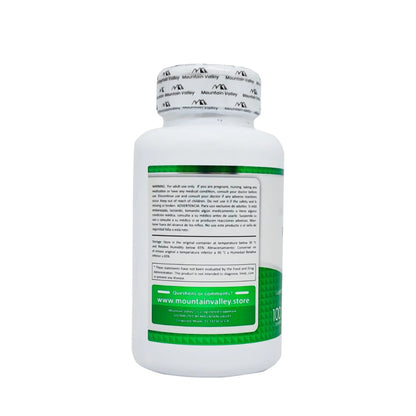 Berberina 1200 mg Mountain Valley 100 Caps | Metabolismo y Azúcar