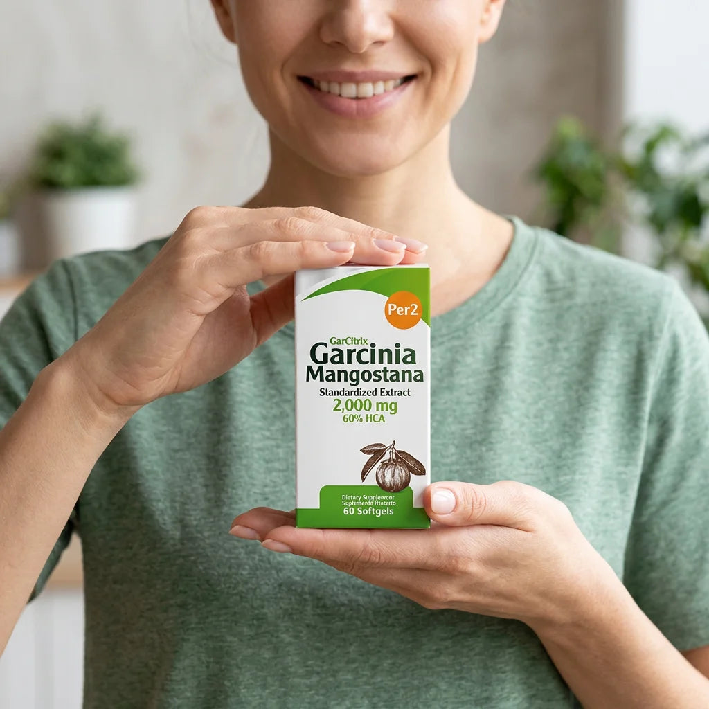 Garcinia Mangostana 2000mg 60 Softgels Control Apetito