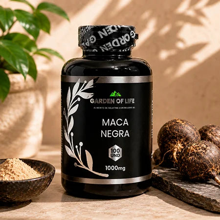 Maca Negra 1000 mg Garden x 100 Softgels | Energía y Vitalidad