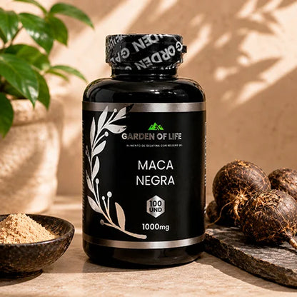 Maca Negra 1000 mg Garden x 100 Softgels | Energía y Vitalidad