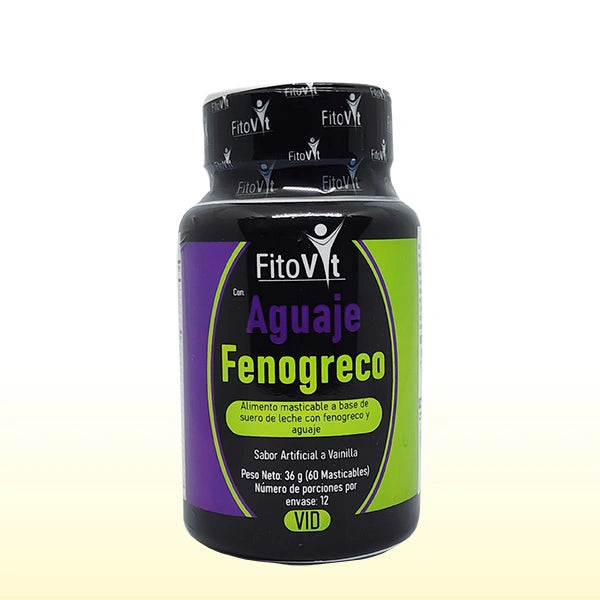 Aguaje + Fenogreco x 60 tabletas masticables - FITOVIT