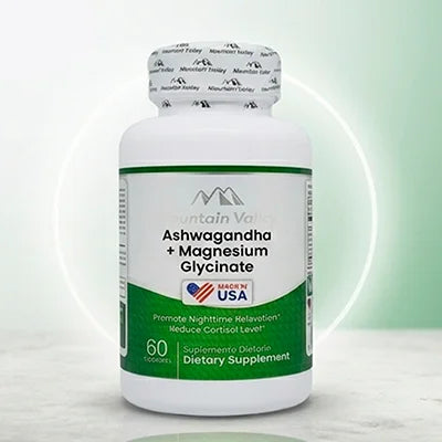 Ashwagandha + Glicinato de Magnesio x 60 Mountain | Estrés y Relajación