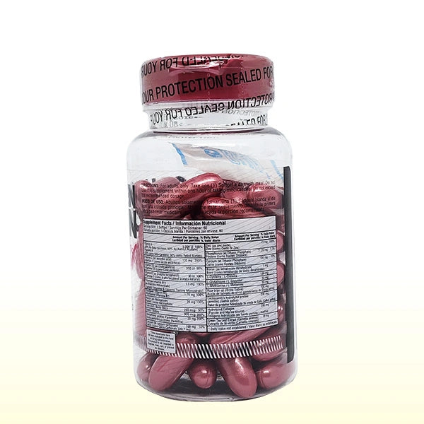 Collagen & Biotin Complex – 60 cápsulas blandas HEALTHY AMERICA