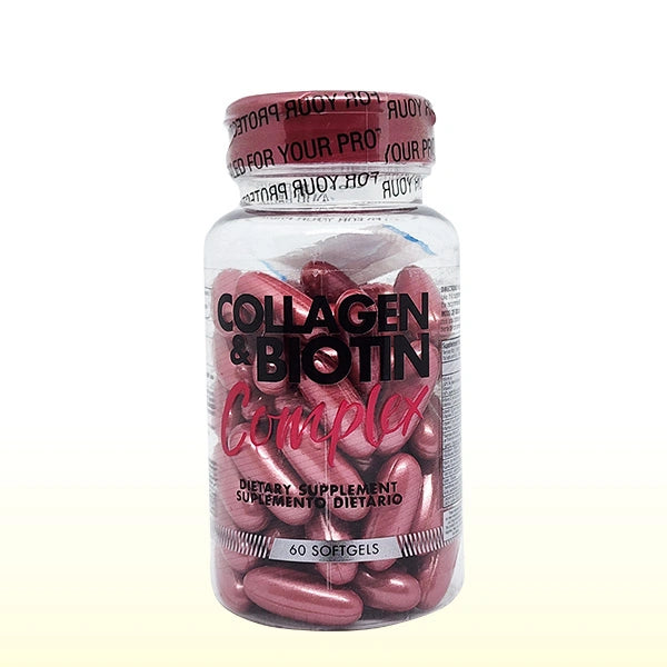 Collagen & Biotin Complex – 60 cápsulas blandas HEALTHY AMERICA