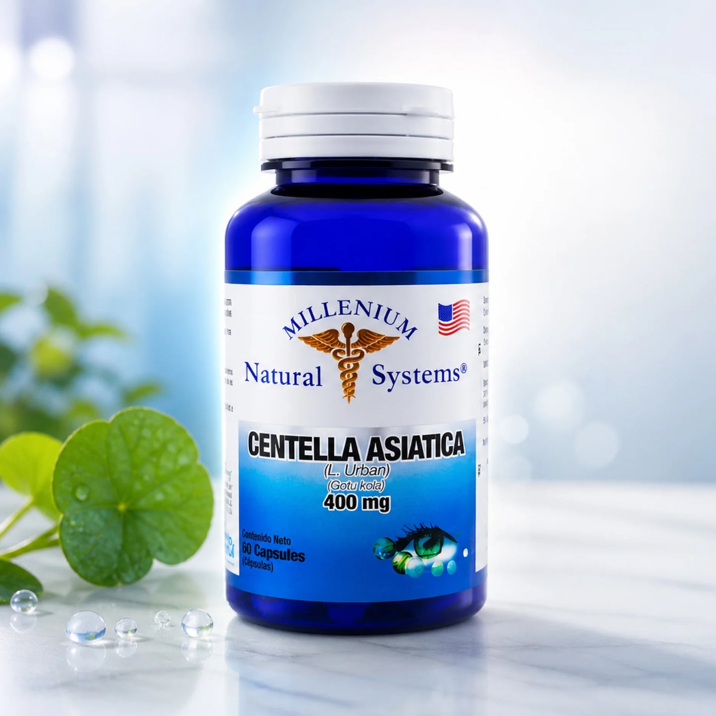 Centella Asiática Millenium 400mg x60 – Circulación y piel