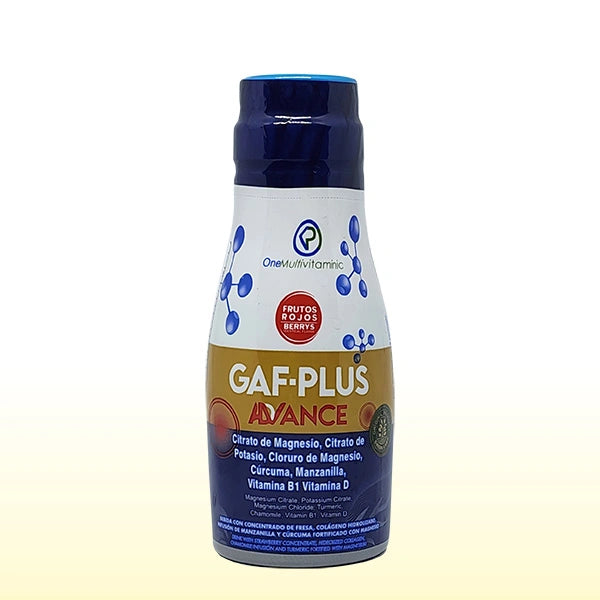 GAF-PLUS ADVANCE – Suplemento líquido de magnesio y potasio – 300 ml
