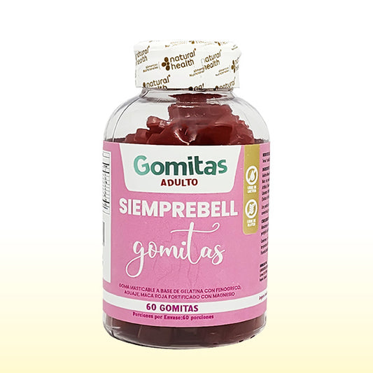 Gomitas SIEMPREBELL con Aguaje, Fenogreco y Maca Roja – Natural Health