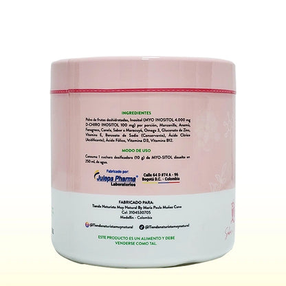 MYO-SITOL – Mezcla en polvo con Inositol y Vitaminas – 300 g MUY NATURAL