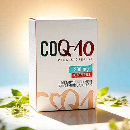 CoQ10 200 mg con BioPerine Healthy America | Energía y Salud Cardiovascular