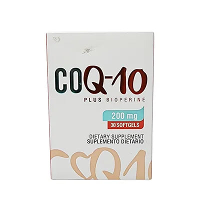 CoQ10 200 mg con BioPerine Healthy America | Energía y Salud Cardiovascular