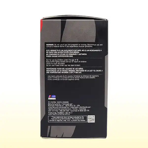 Turbo x 60 tabletas - Healthy America